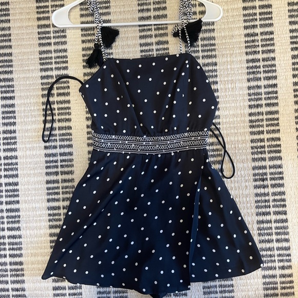 Alice and Olivia Glinda polka-dot romper size 0 - Picture 4 of 6
